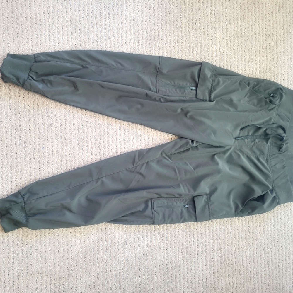 Green joggers